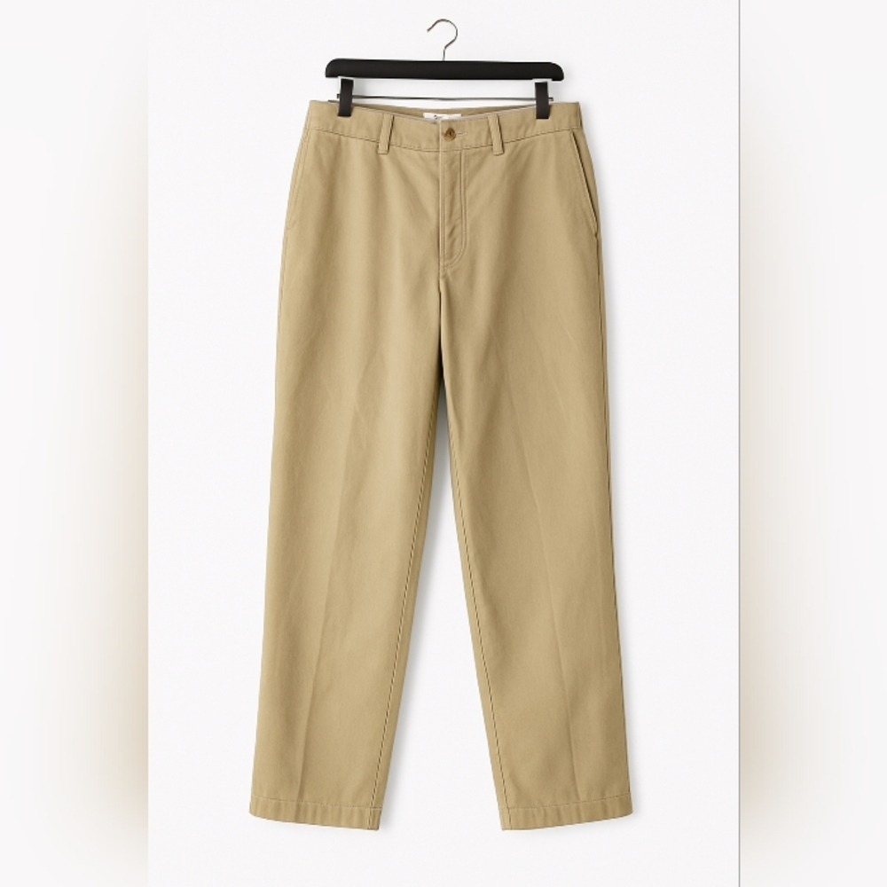 Abercrombie & Fitch Khaki Chino Pants Mens W38 L32 Classic Fit